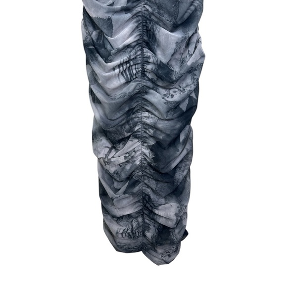 Reformation Ash Grey Mesh Midi Bodycon Dress Small NWT - Picture 6 of 15
